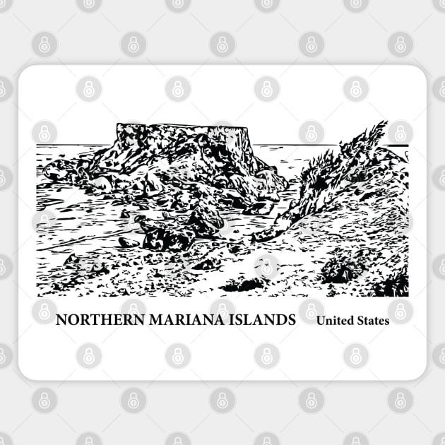Northern Mariana Islands Magnet by Lakeric